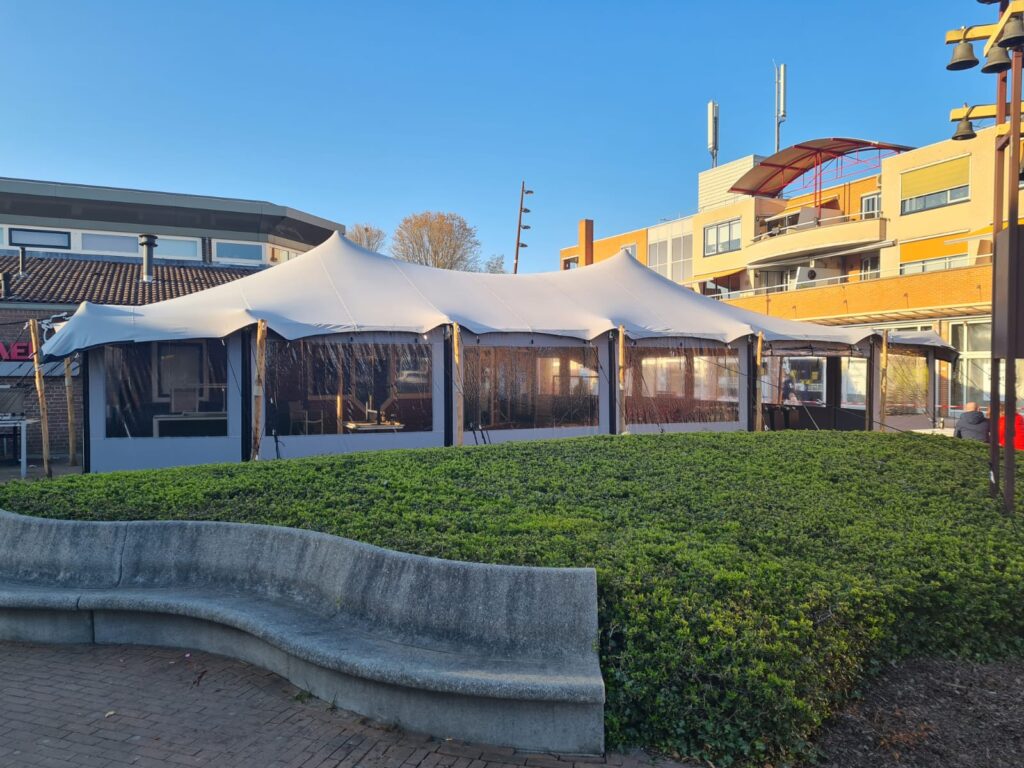 Stretchtent bij Restaurant De Haen in Hoevelaken