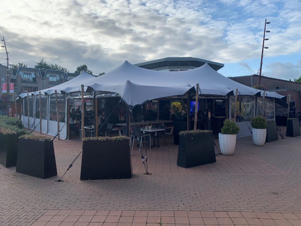 Stretchtent bij Restaurant De Haen in Hoevelaken