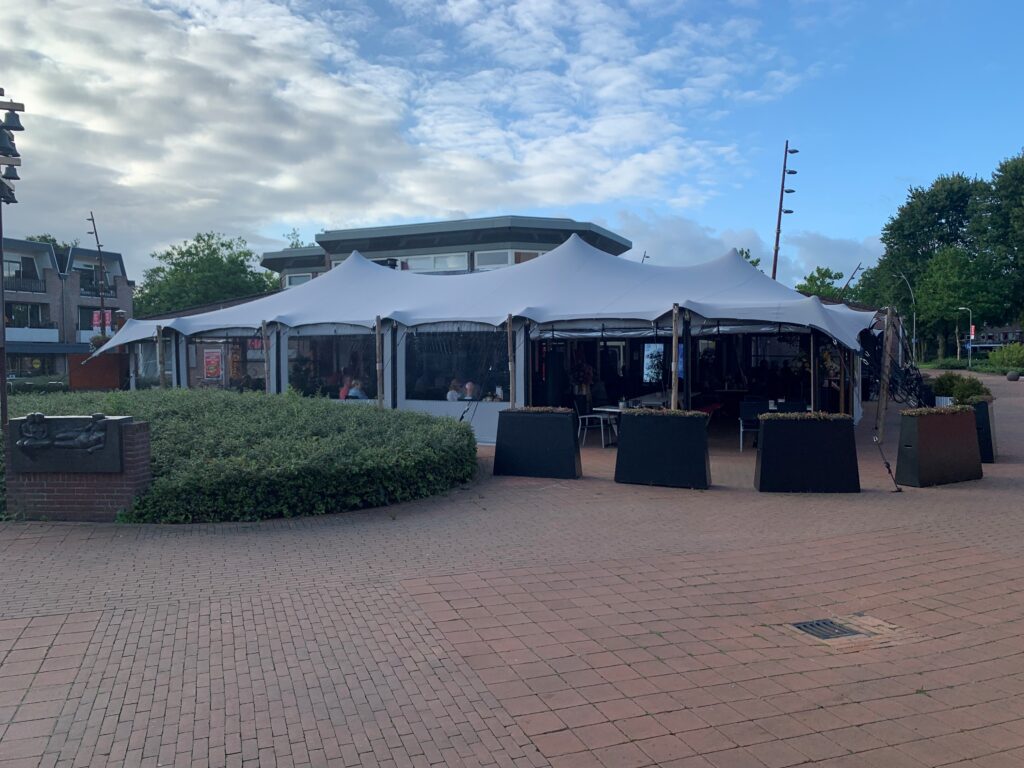 Stretchtent bij Restaurant De Haen in Hoevelaken