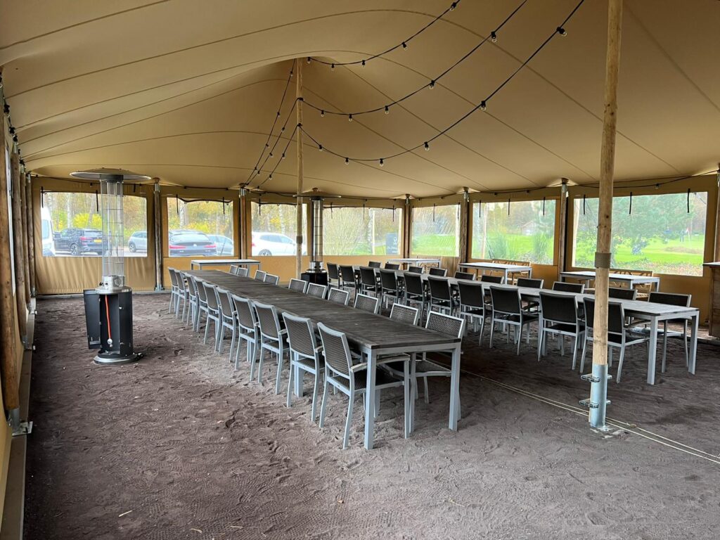 Stretchtent met zijwanden