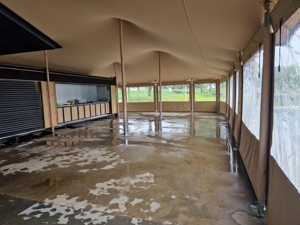 Stretchtent bij Restaurant Oolderhof in Roermond