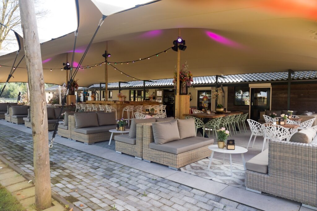 Stretchtent bij Schietbaan De Wildenberg